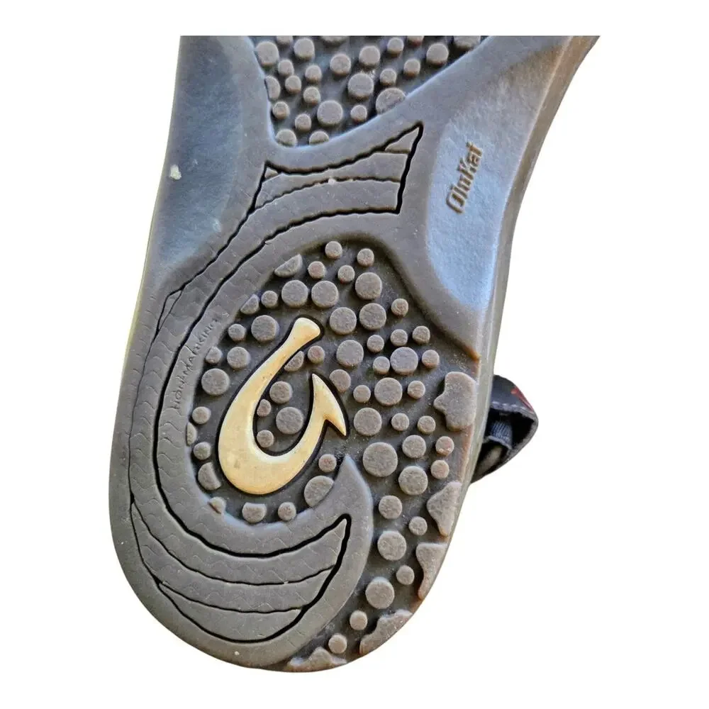 Olukai Hokua Pahu 10232-483V Sandals Mens US 12 Brown Open Toe Adjustable Strap